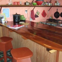 Close Up of Kitchen Bar