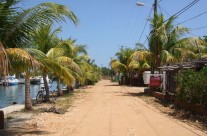 Looking down Sunset Drive (Road Across Canal)